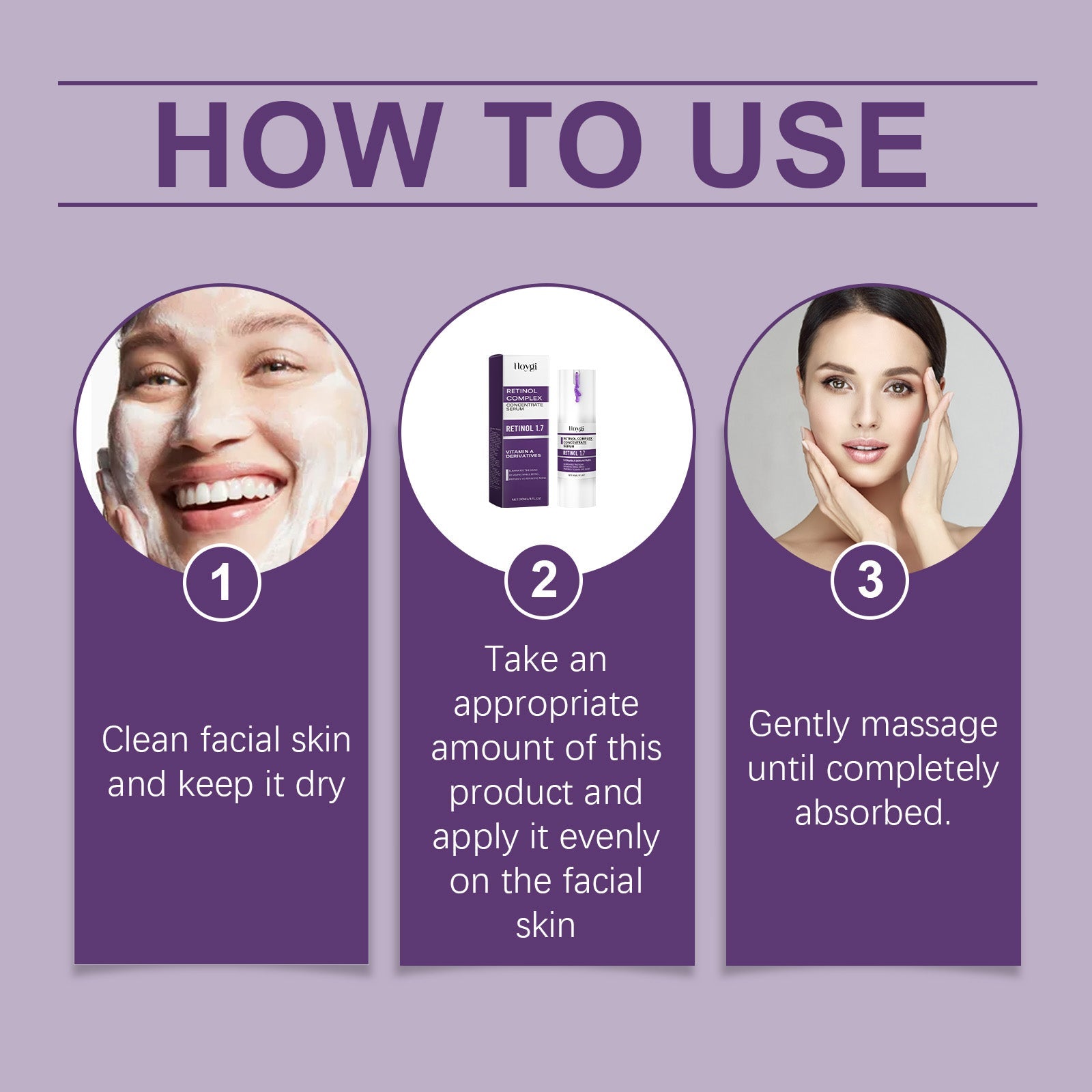 Retinol Facial Essence, Hydrates And Moisturizes Soft And Tender Skin For A Variety Of Skin Types