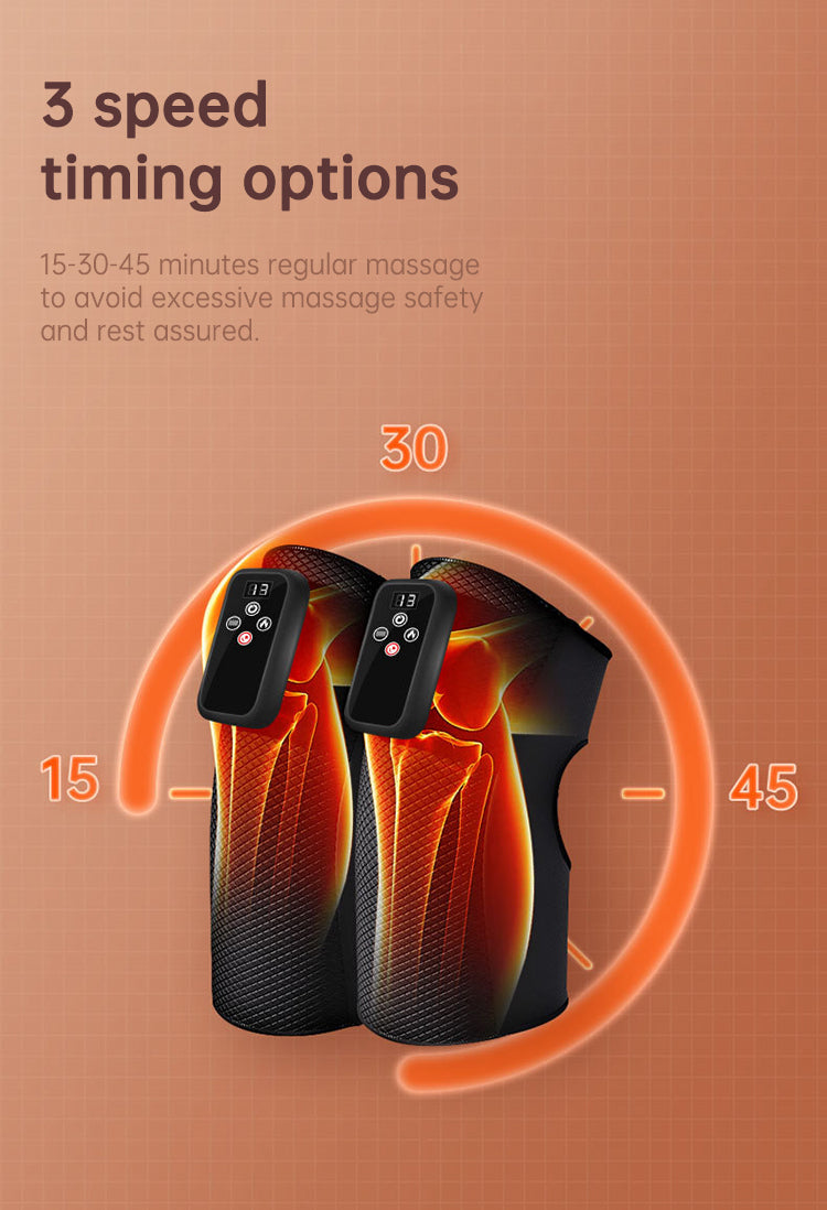 Electric heating knee massage instrument, vibration moxibustion, shoulder and elbow joint pain, hot compress knee massager for old cold legs