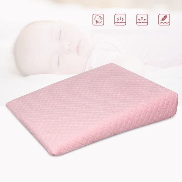 Baby Anti spitting Pillow Baby Pillow Removable Washable Slope Anti overflow Pillow Memory Cotton Baby Pillow