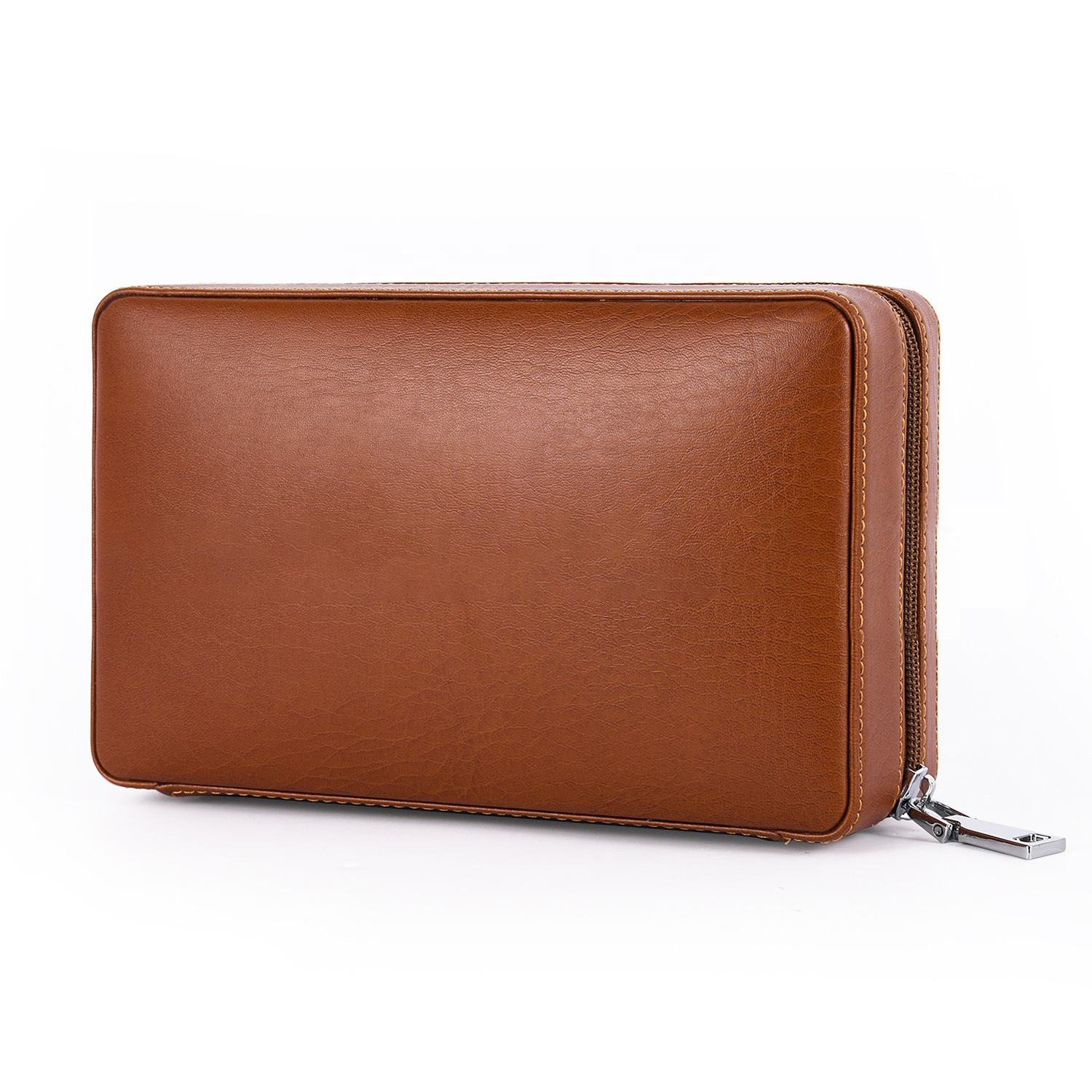 Cigar box portable zipper bag four pack mellow and moisturizing smoking accessories cedar wood gift box travel companion