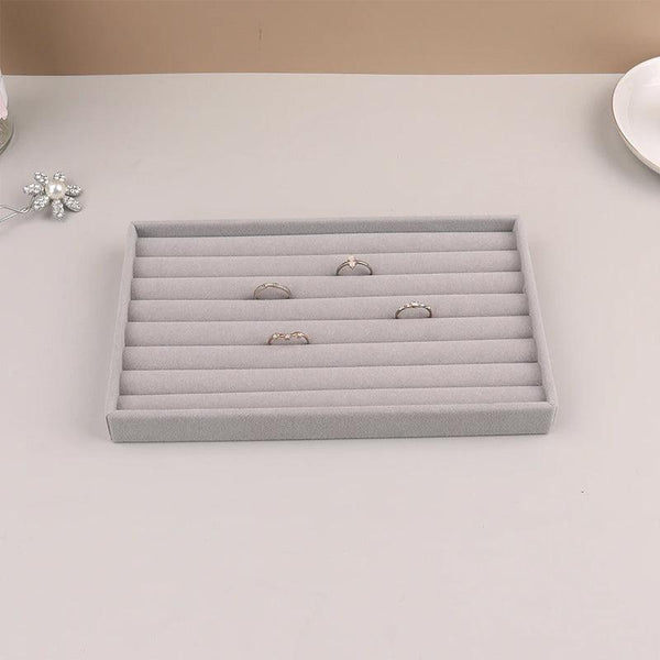 Velvet Stackable Jewelry Organizer, Portable for Rings, Earrings and Necklaces.