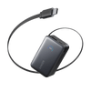 Anker Nano Power Bank (10K, 45W, Built-In Retractable USB-C Cable) - Black