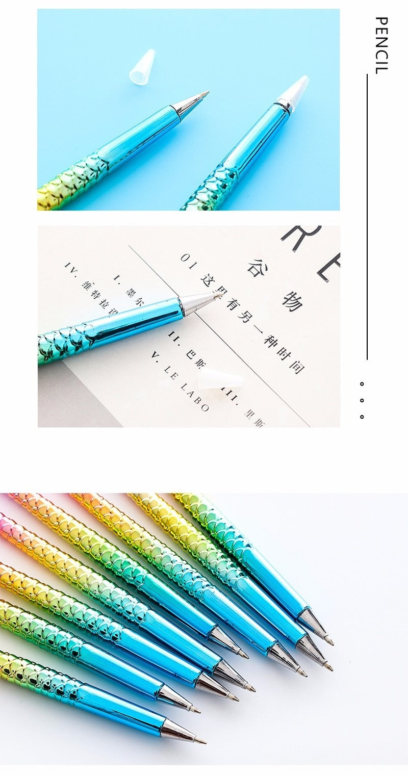 1Pcs Creative Stationery Mermaid Ballpoint Pen Cute Signature Pen High-quality Gift Pen Office Student Supplies