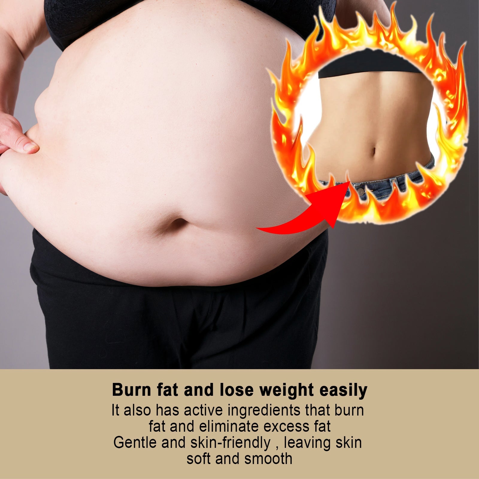 Body Slimming Tightening Gel, Firming Arms Worship Meat Belly Highlights Body Curves Slimming Gel