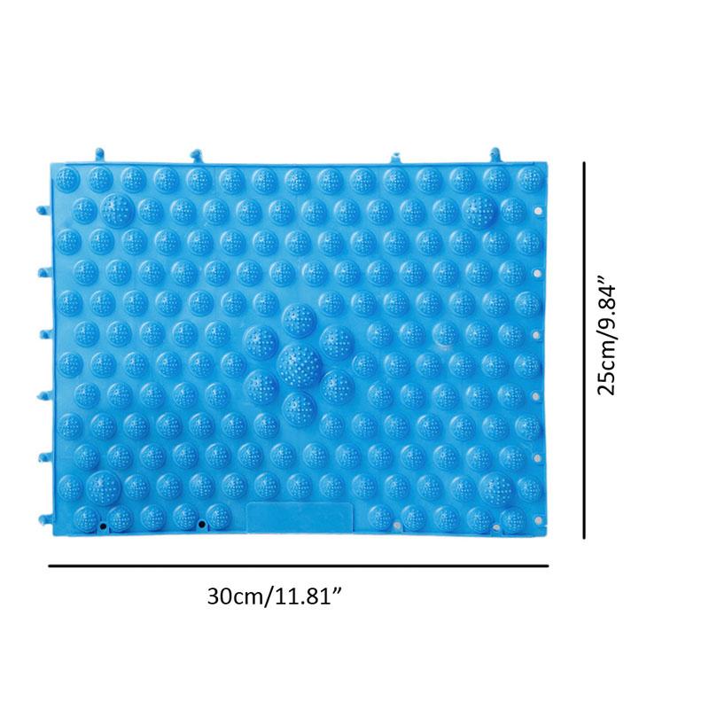 Reflexology Foot Massage Pad Toe Pressure Plate Mat Blood Circulation Shiatsu Mat