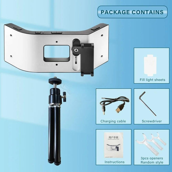 Dental oral fill light LED orthodontic dental fill light mobile phone universal handheld dental photography tool