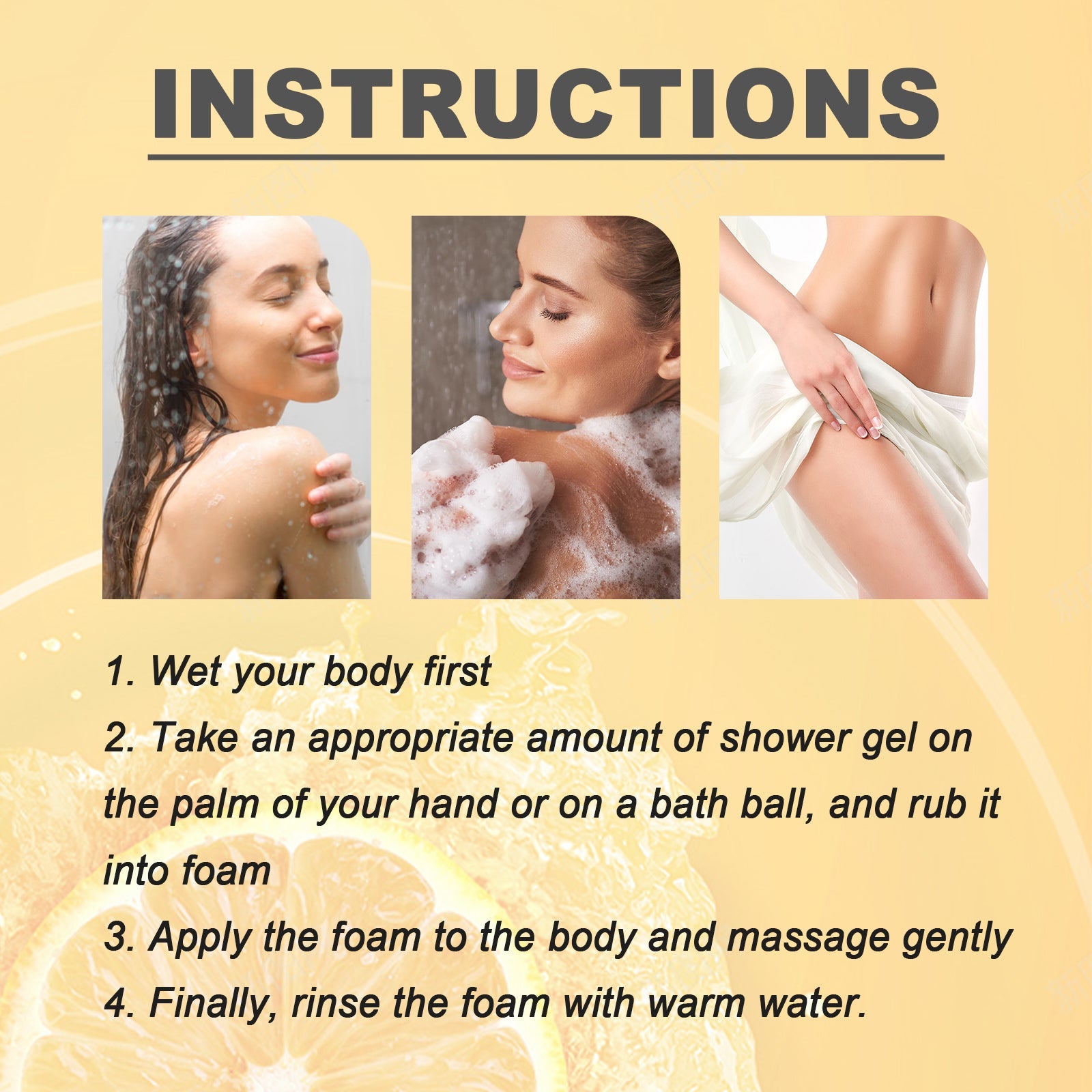 Acidified Body Wash, Moisturize The Skin And Keep The Fragrance For A Long Time