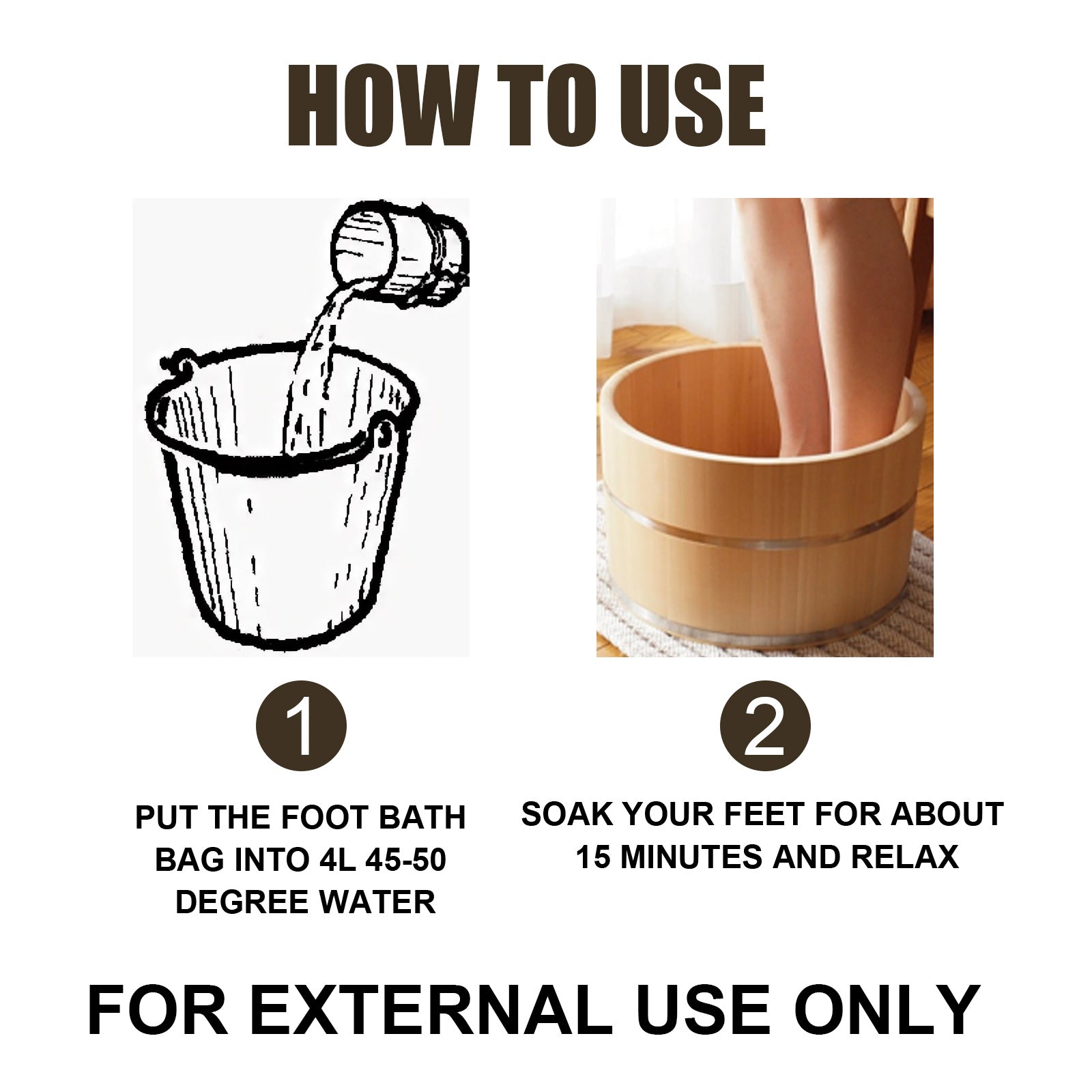 Sugar Control Therapeutic Foot Soak, Cleansing And Moisturizing Foot Skin Relieve Physical Discomfort Foot Bath Bag