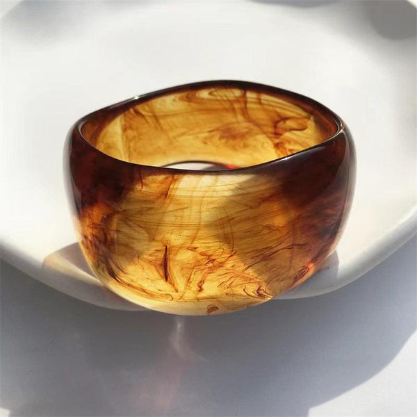 Li Shi patterned acrylic bracelet irregular bracelet