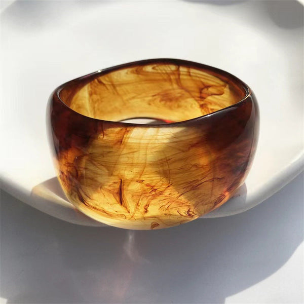 Li Shi patterned acrylic bracelet irregular bracelet