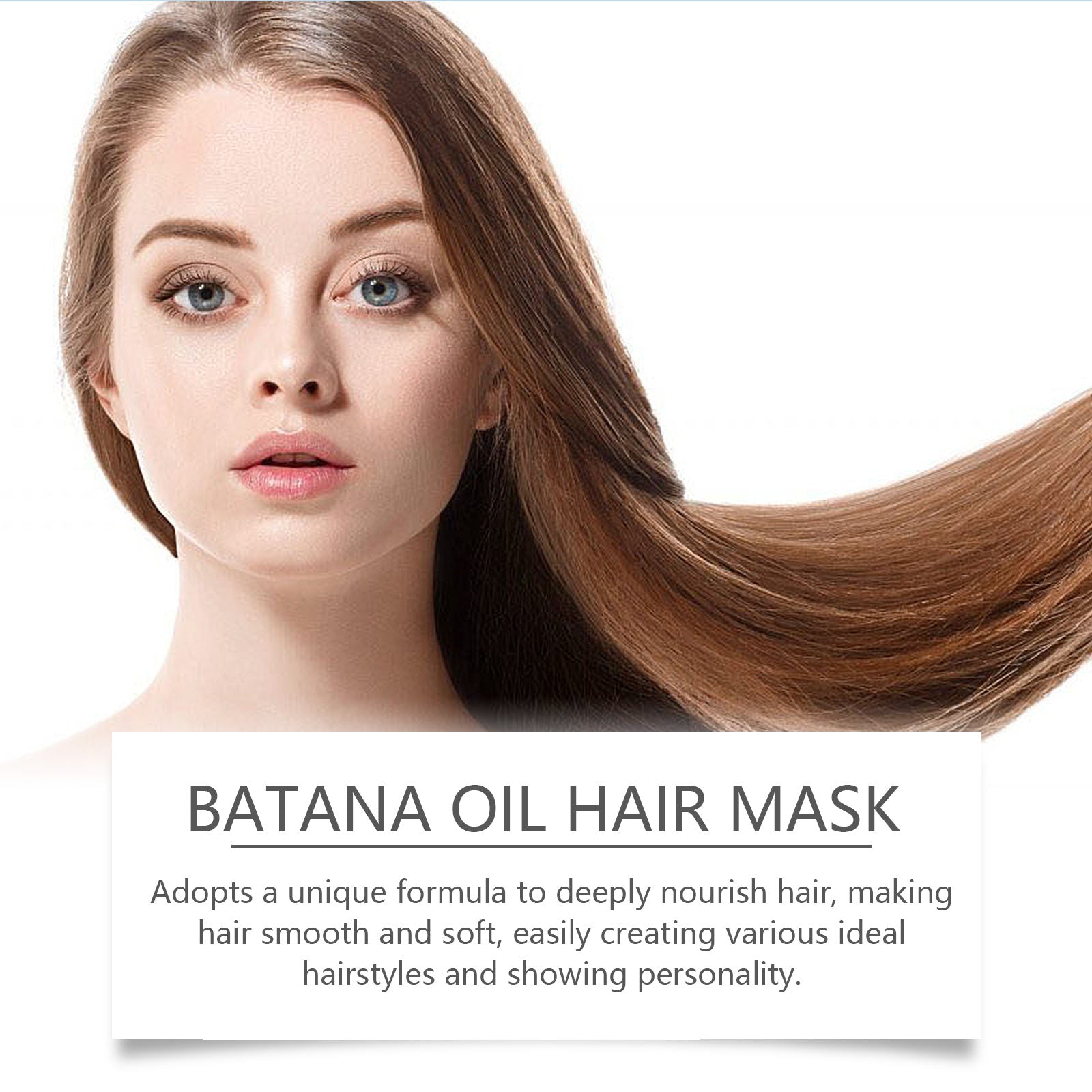 Batana Oil Strong And Volumizing Hair Mask Repair Hair Frizz Nourishing Hair Smooth Hair Treatment