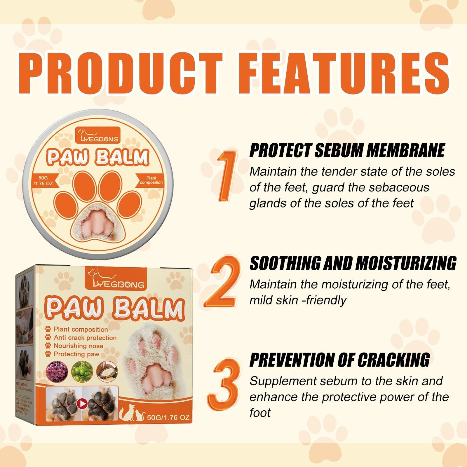 Pet Moisturizing Claw Balm for Cats and Dogs Deeply Moisturizing Foot Pad Care Cream