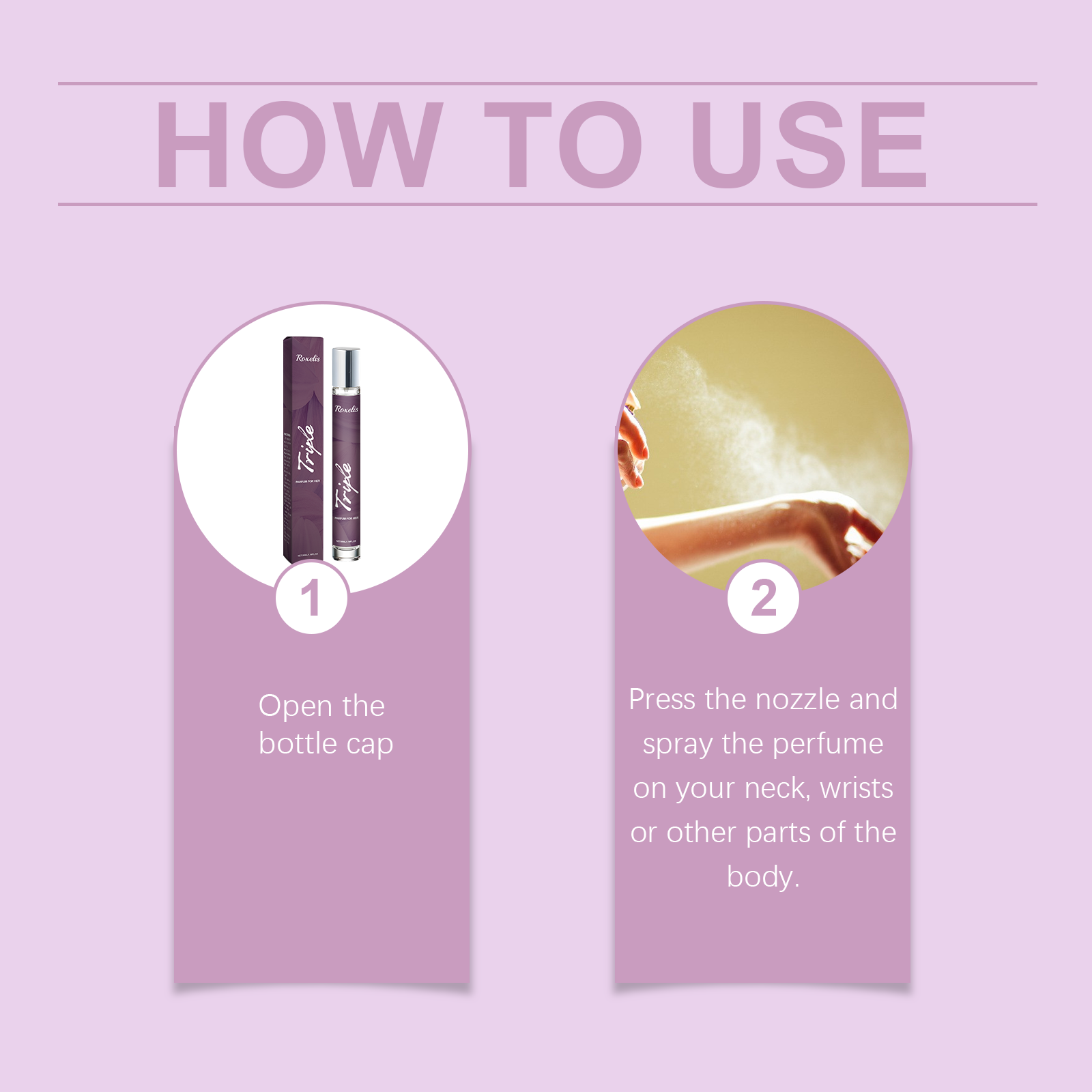 Women's Charm Perfume Lasting Fragrance Fresh Rose Elegant Fragrance Dating Commute Attractive Convenient Perfume