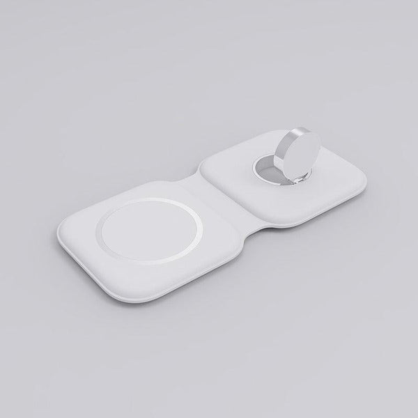 3-in-1 dual foldable wireless charger suitable for wireless charging of Apple Watch and iPhone