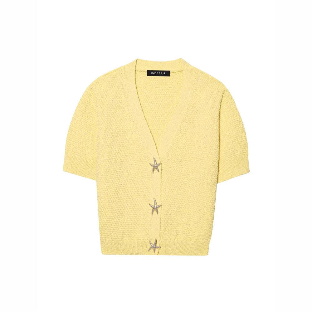 Spring New Style Round Neck Solid Color Loose Knit Sweater