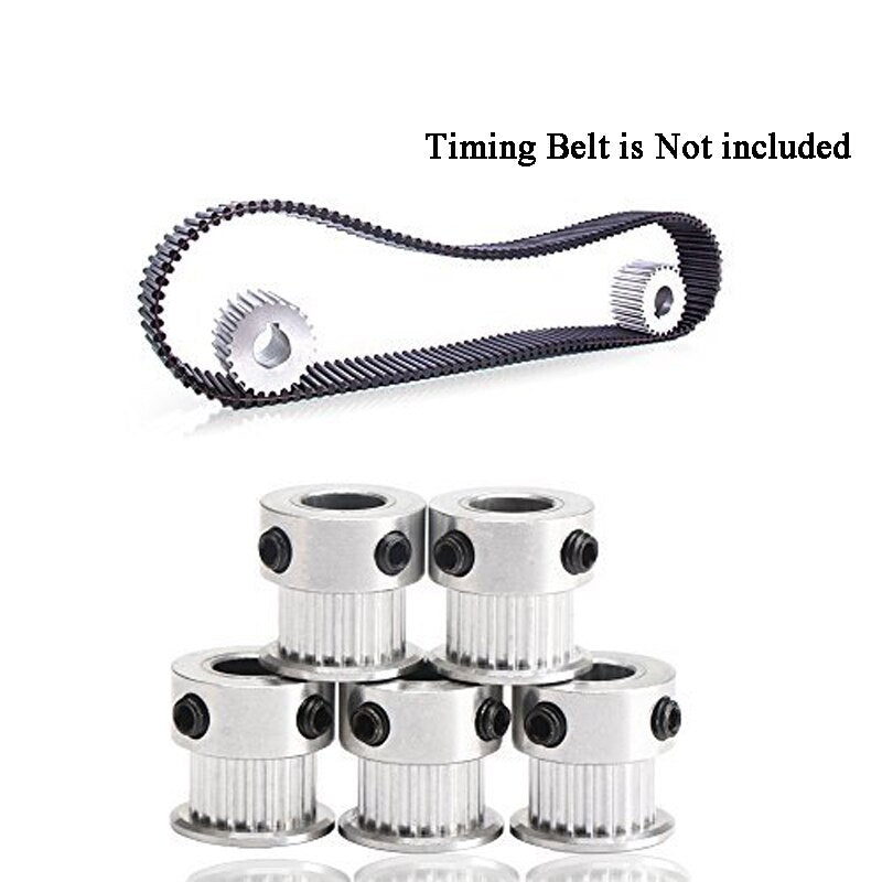 1Pcs GT2 Pulley 30 36 40 60 Tooth 60T 5mm Bore GT2 Timing Pulley for Reprap 3D Printer Parts gt2 pulley 60 teeth