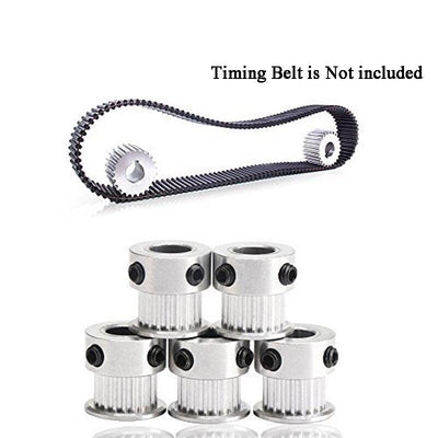 1Pcs GT2 Pulley 30 36 40 60 Tooth 60T 5mm Bore GT2 Timing Pulley for Reprap 3D Printer Parts gt2 pulley 60 teeth