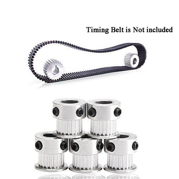 1Pcs GT2 Pulley 30 36 40 60 Tooth 60T 5mm Bore GT2 Timing Pulley for Reprap 3D Printer Parts gt2 pulley 60 teeth