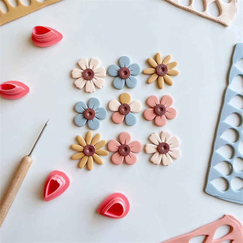 Petal Mold Handmade Clay Earrings Flower Cutting Tool