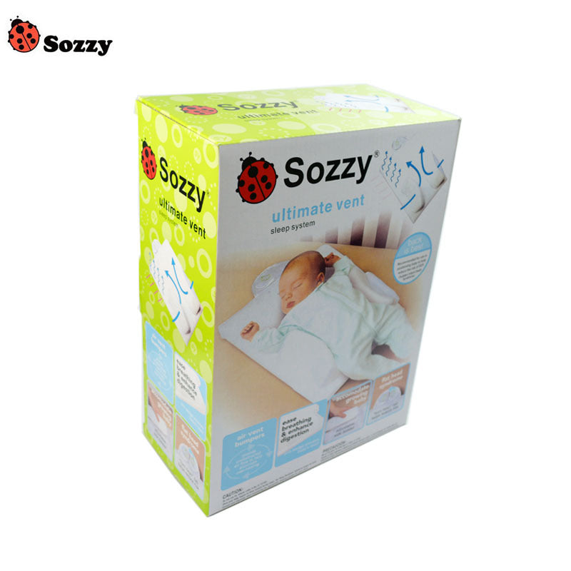 SOZZY Baby Sleep Pad Comfort Baby Pillow Stereotyped Pillow Sleep Pillow Anti-Turnover Anti-Spit Milk Pillow Bed In Bed