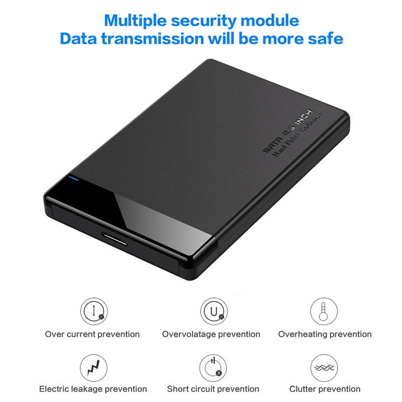 2.5-inch SATA portable hard drive box USB 3.0 portable hard drive protection box