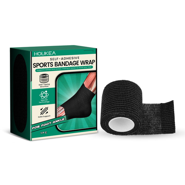 Self-Adhesive Sports Bandage Wrap, Prevent Running Sports Sprain Protection Ankle Joint Ankle Bandage