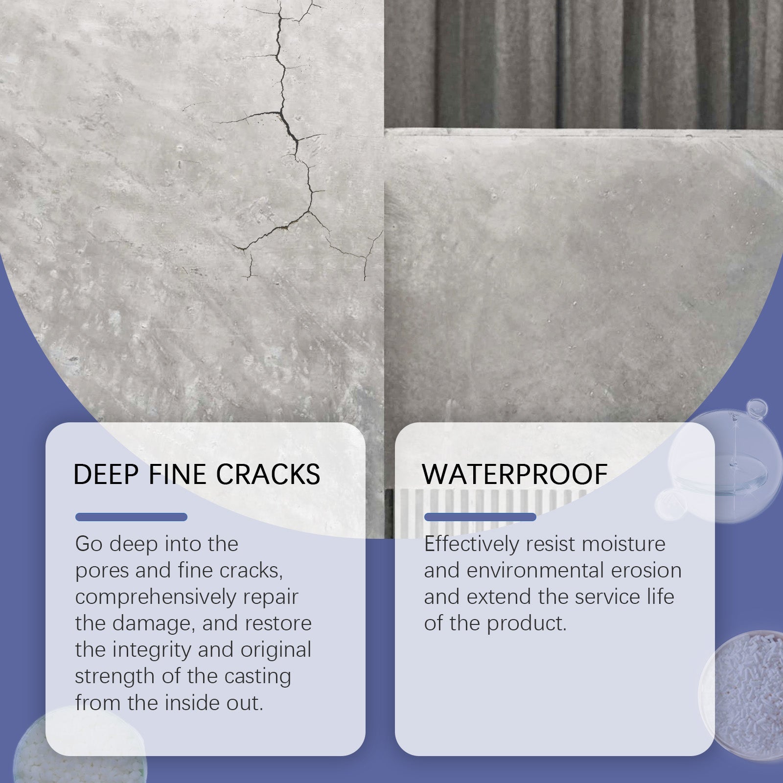 Universal Ab Adhesive, Crack Repair Bonded Tile Bath Scratch Crack Repair Waterproof And Leak Proof Adhesive