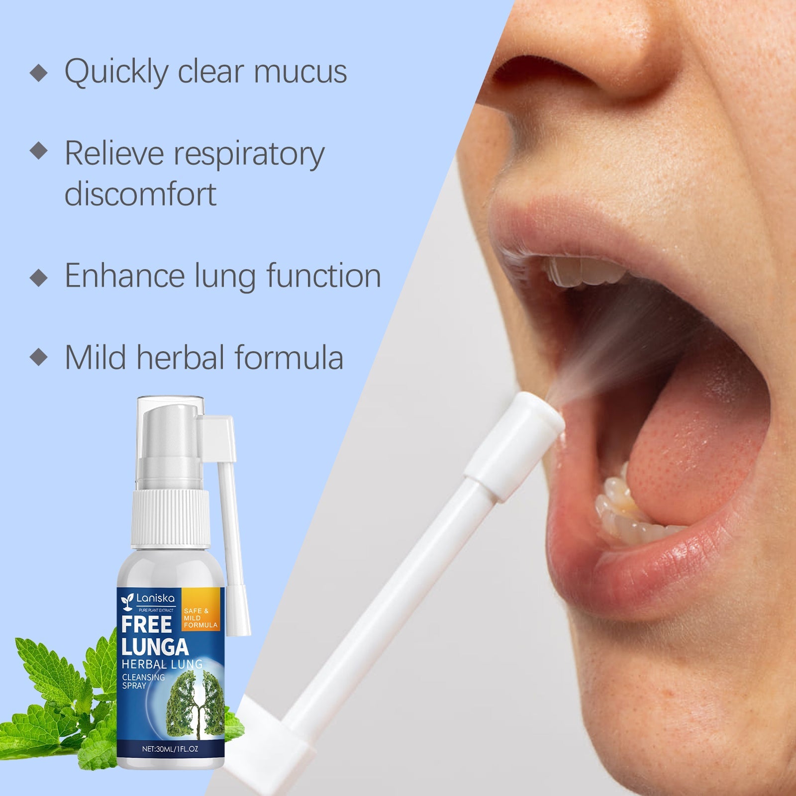 Herbal Spray Body Daily Gentle Cleansing Treatment Nourishes Lightly Enjoy The Refreshing Spray