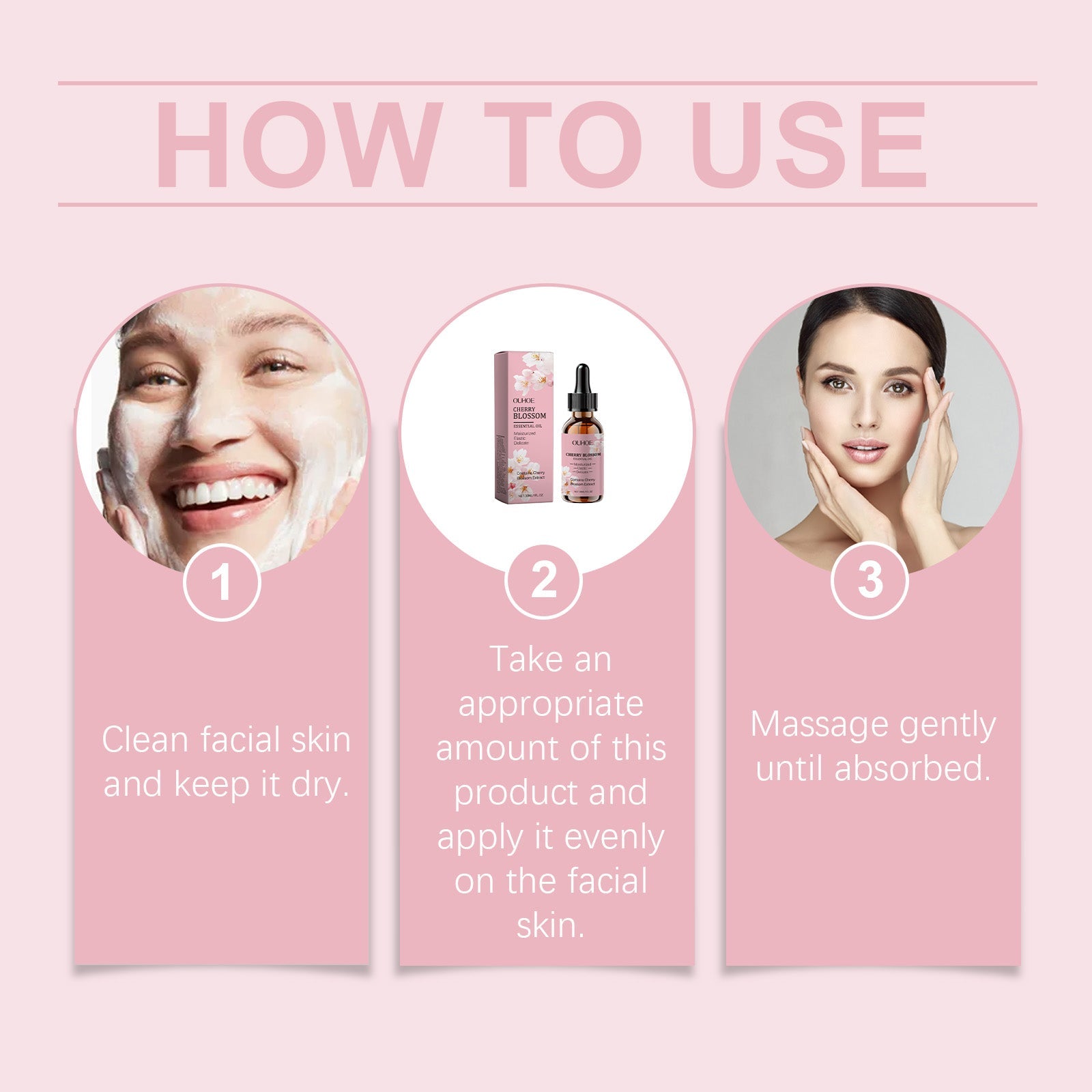 Facial Moisturizing Essential Oil, Moisturizing And Nourishing Facial Firming Care Essential Oil Soft And Moisturizing Skin