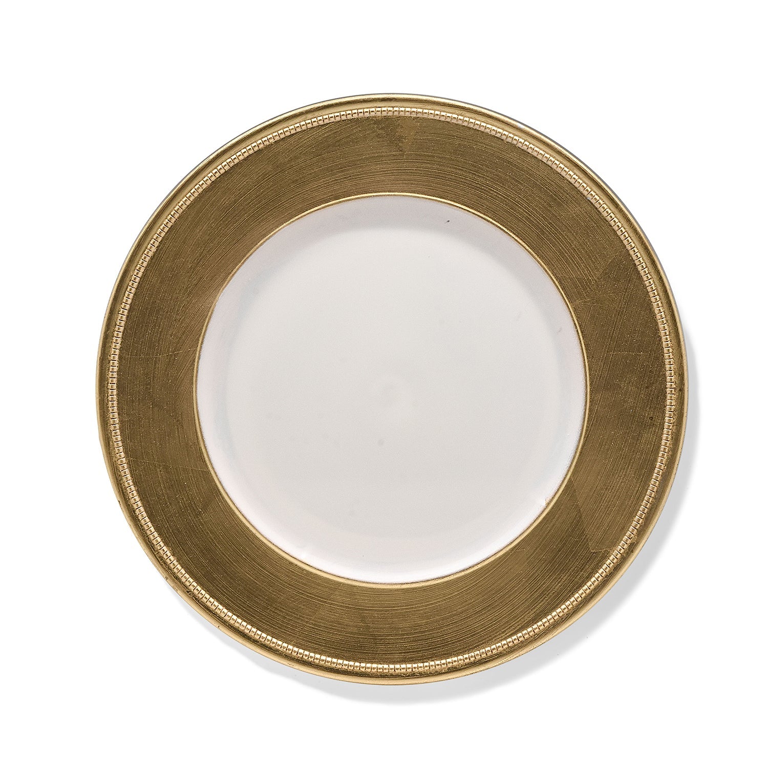 Gold Leaf 12-Piece Set of 12 Chargers 13