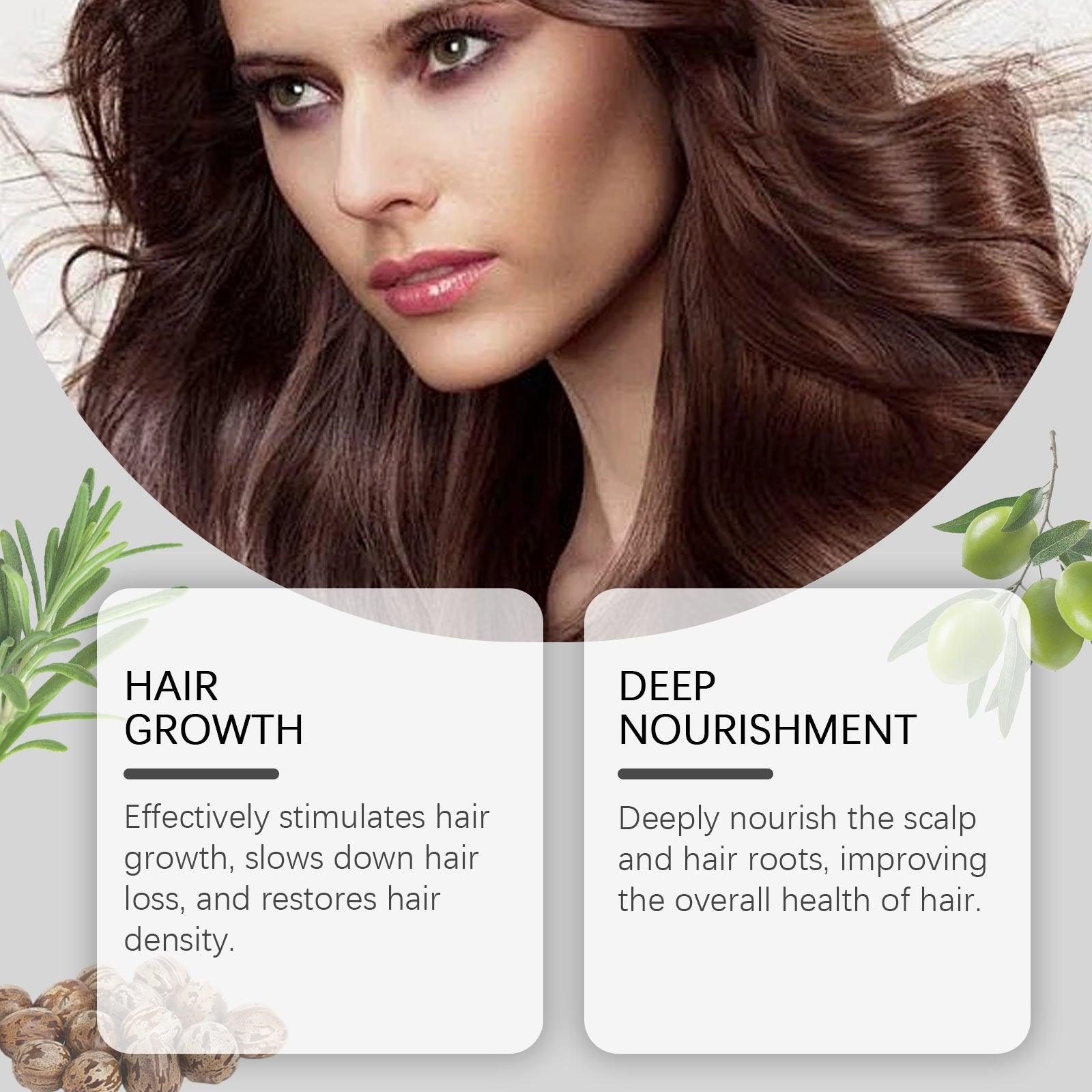 Rosemary Hair Care Essential Oil, Hydrating And Moisturizing Daily Gentle Hair Care Oil