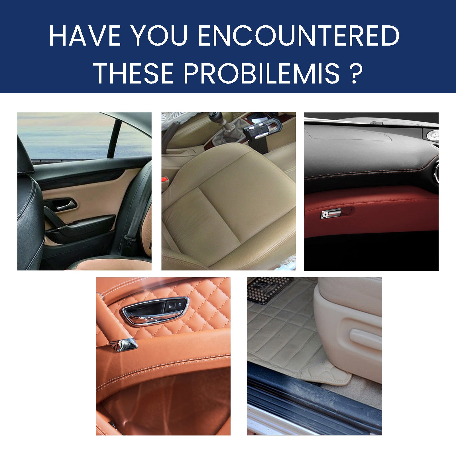 Leather Maintenance Cream, Car Seat Sofa Leather Cleaning Stains Refurbished Polish Cleaner