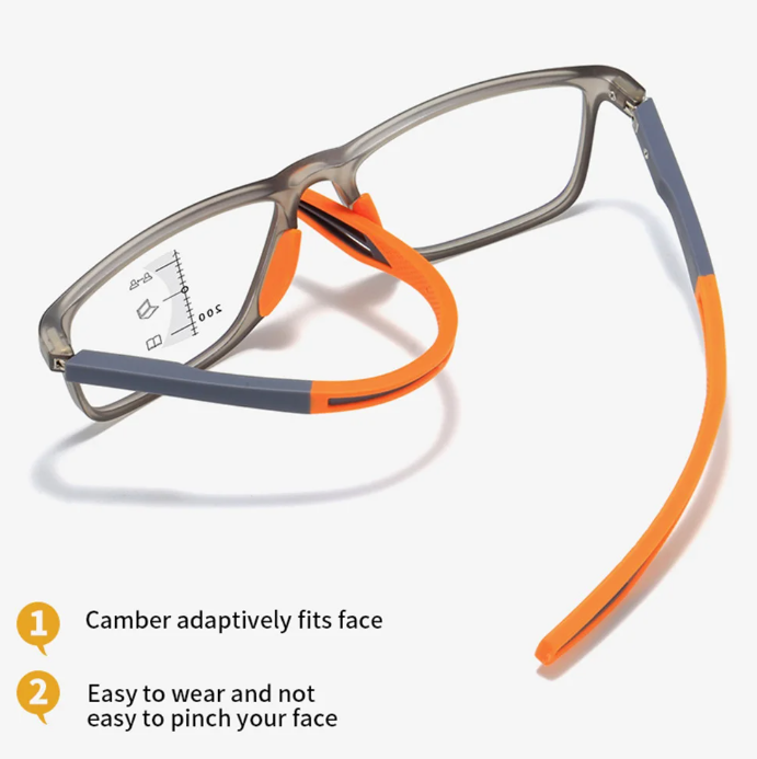 Classical Multifocal Progressive Reading Glasses Vintage Women Men Sports Presbyopia Eyewear Finished Optical Eyeglasses Diopter