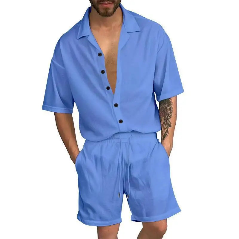 Cardigan casual beach shorts set- Sexikinis Swim