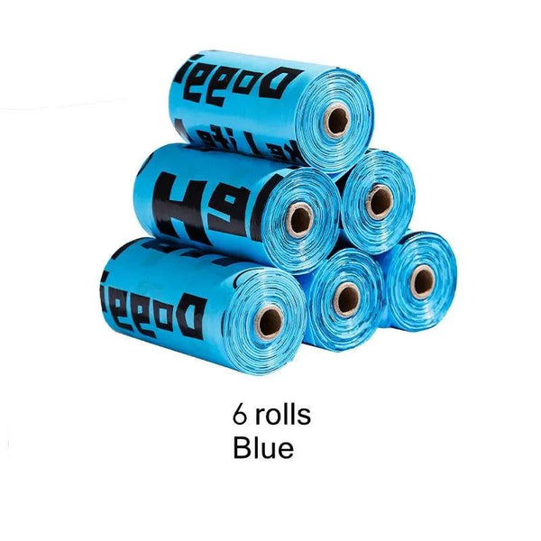 Biodegradable Pet Dog Poop Bags with Printing Outdoor Cleaning Poop Bag Pets Supplies for Dog Garbage Bag