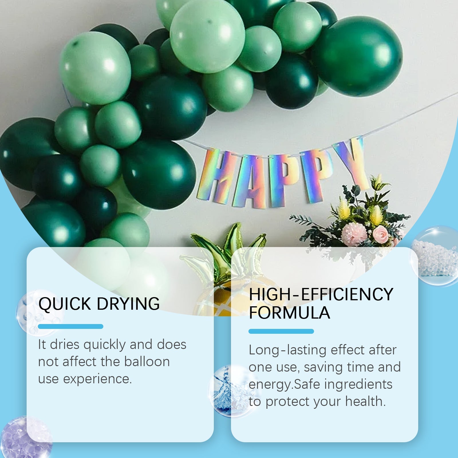 Balloon Highlight Spray, Anti-Oxidation To Keep The Appearance Of The Balloon Bright And Enhance The Gloss Scene Decoration