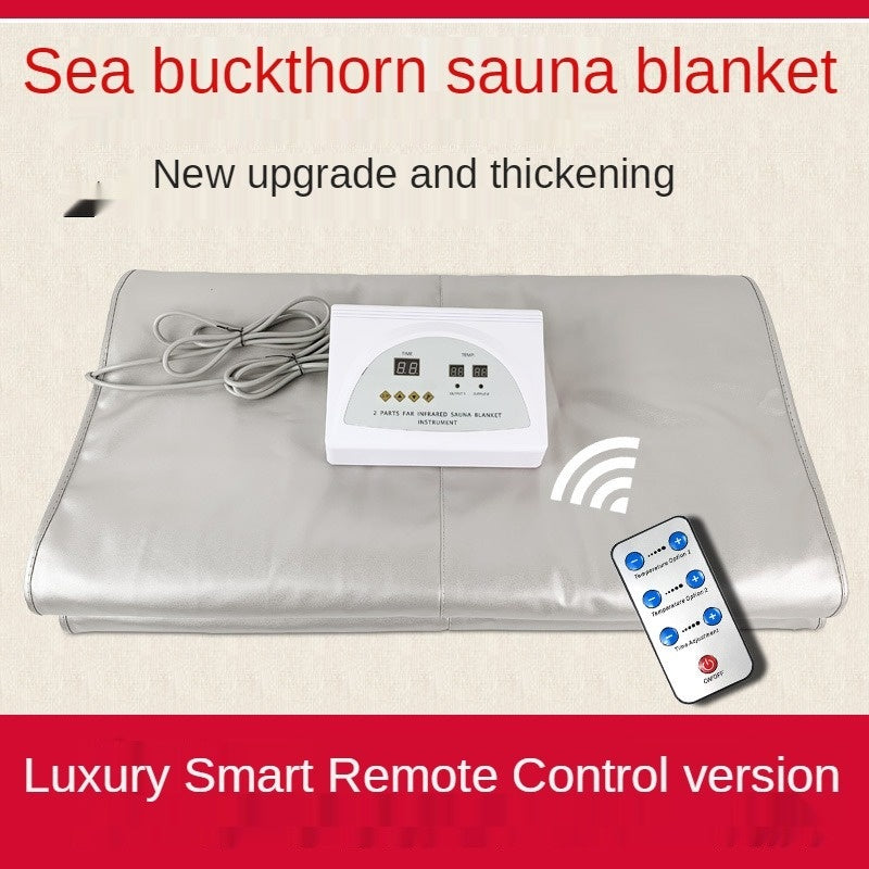 Far Infrared Remote Control Sweat Blanket Acid Blanket Whole Body Perspiration Beauty Salon Seabuckthorn Perspiration Cold Exhaust Heating Space Blanket