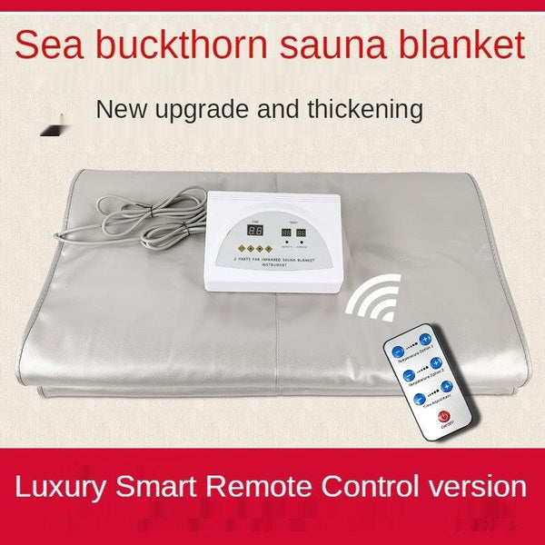 Far Infrared Remote Control Sweat Blanket Acid Blanket Whole Body Perspiration Beauty Salon Seabuckthorn Perspiration Cold Exhaust Heating Space Blanket