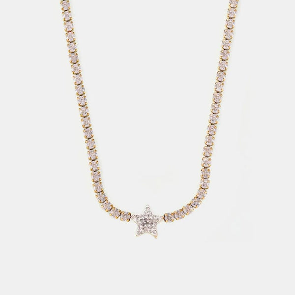 Pendant inlaid with zircon pendant necklace women's necklace high-end accessory