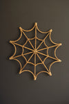 Seagrass and Iron Spider Web Wall Hanging