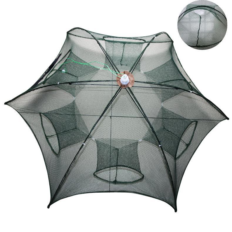 6 Hole Shrimp Catcher Trap Cages Mesh  Aquarium  Fishing Net