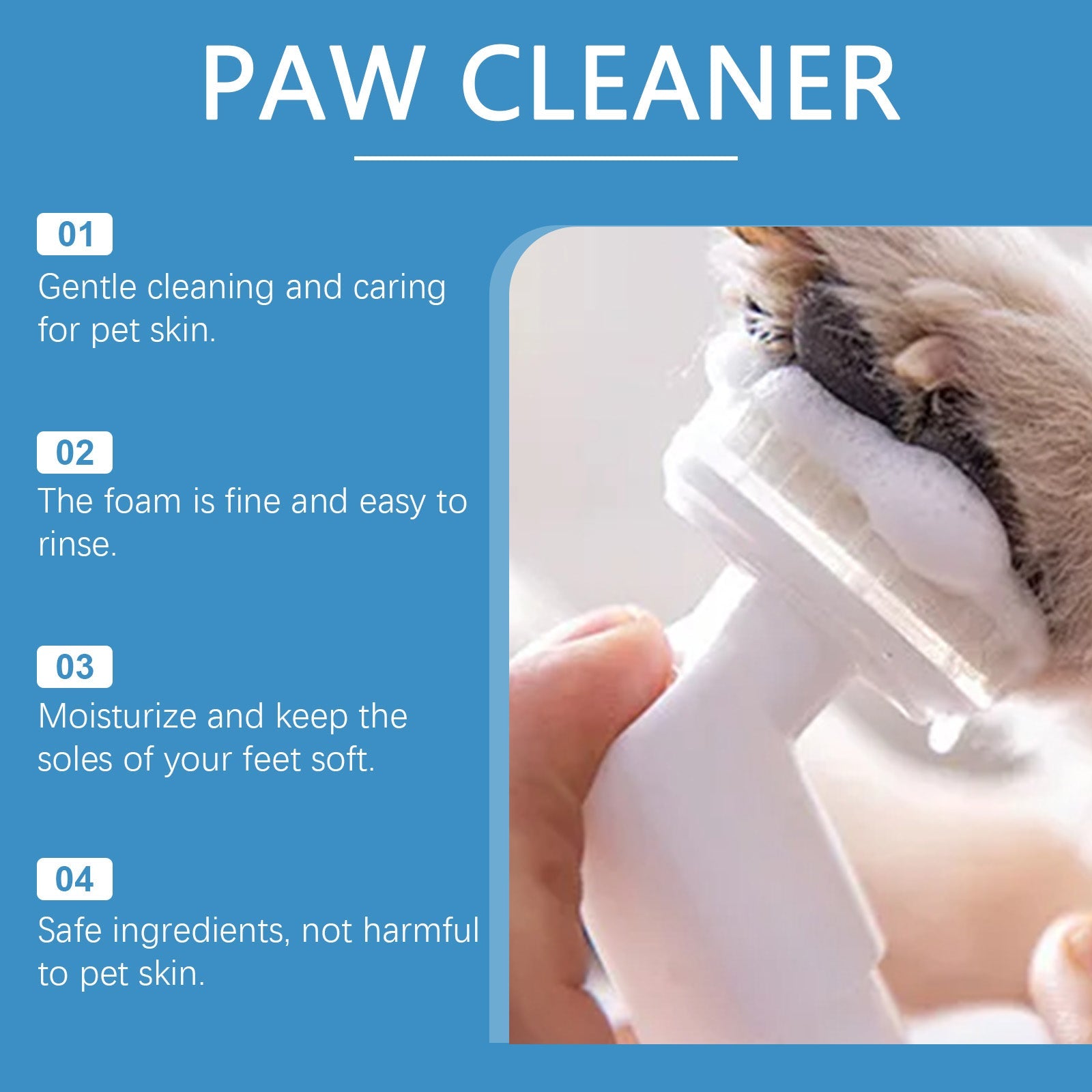 Pet Foot Cleaner Dog And Cat Wash Paws Foot Cleaner Foot Care Foam