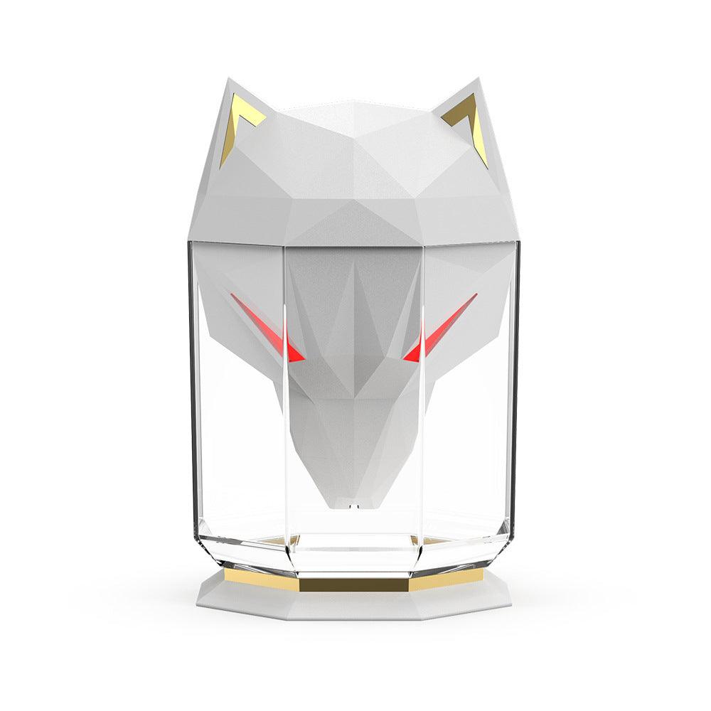 Desktop Wolf Humidifier Large Capacity Household Air Nebulizer Heavy Fog Humidifier Ornament