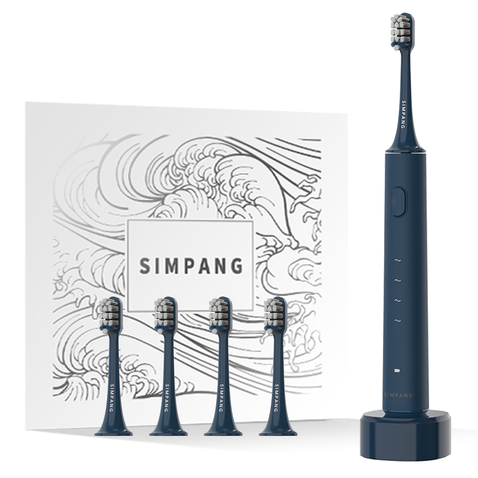 Smart Sonic Electric Toothbrush Soft Bristles Wireless Charging Adult Gift Box