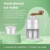 Shaved Ice Household Small Manual Ice Breaker Hand Ice Making Sand Hail Ice Breaking Magic Tool Making Continuous Sand Ice - Hand Shaved Ice Maker