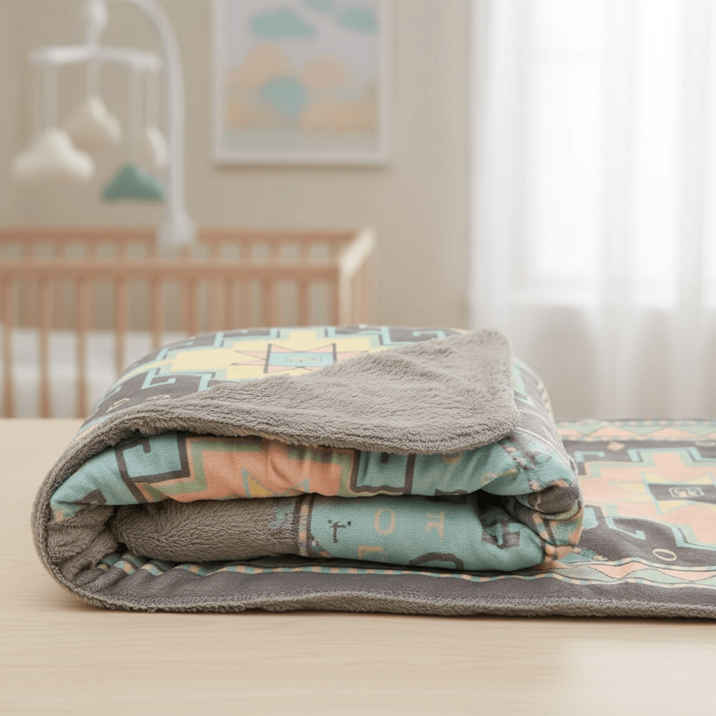 Armenian Alphabet Unisex Baby Blanket