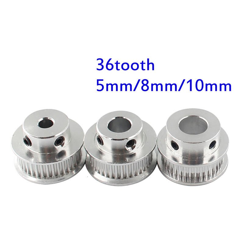 1Pcs GT2 Pulley 30 36 40 60 Tooth 60T 5mm Bore GT2 Timing Pulley for Reprap 3D Printer Parts gt2 pulley 60 teeth