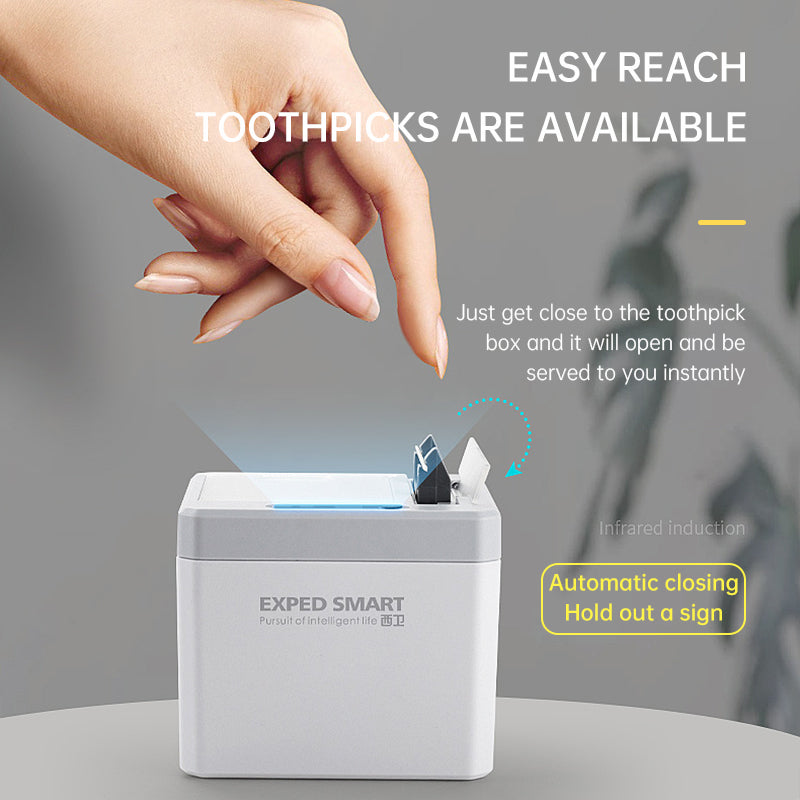 Can sense toothpick box, fully automatic innovation, home restaurant toothpick machine, hotel automatic electric pop-up toothpick cylinder