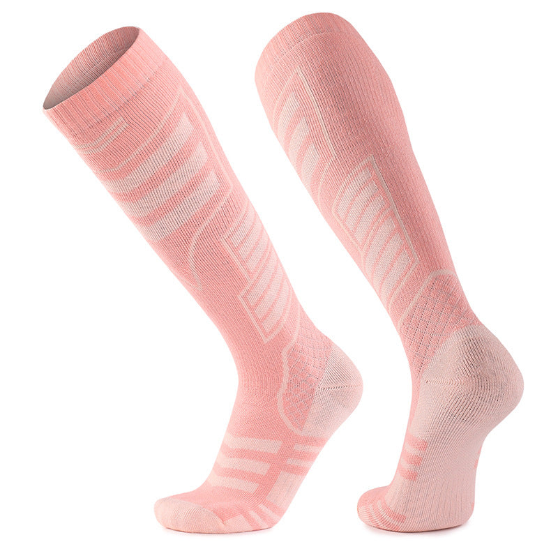 Cross border hot mining Merino wool Merino wool socks Ski socks Long tube pressure socks Full Thick looped socks
