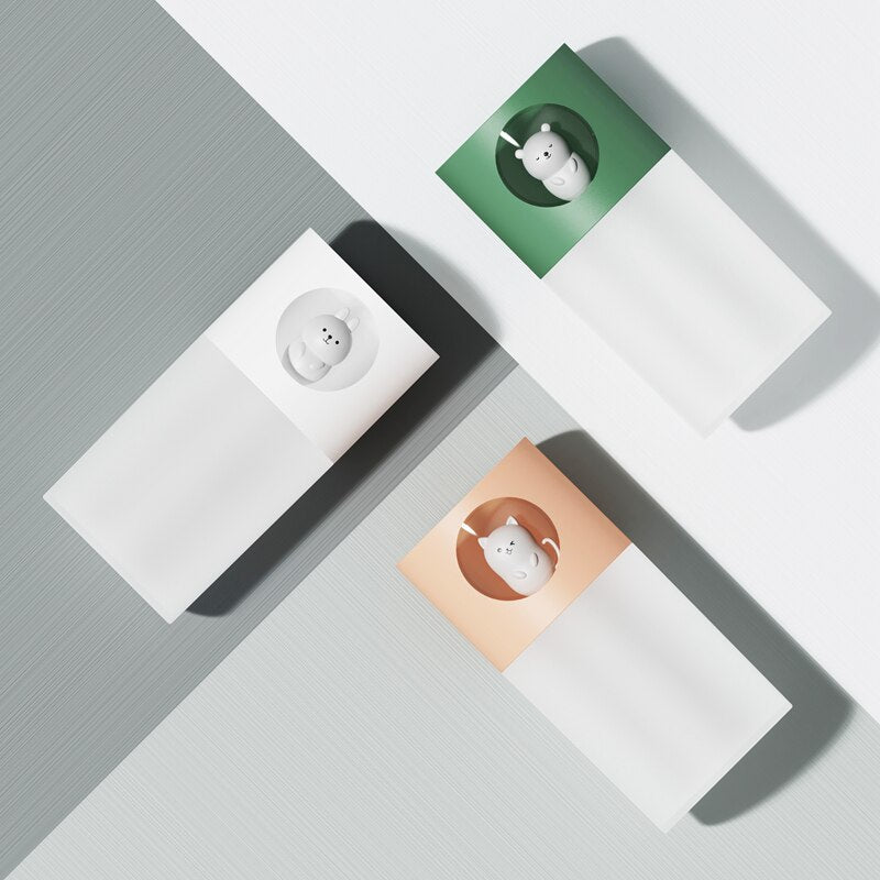 New Cute Pet Humidifier Double Spray Air Humidifier USB Ultrasonic Aroma Diffuse Air Mist Maker Humidificador with Romantic Lamp